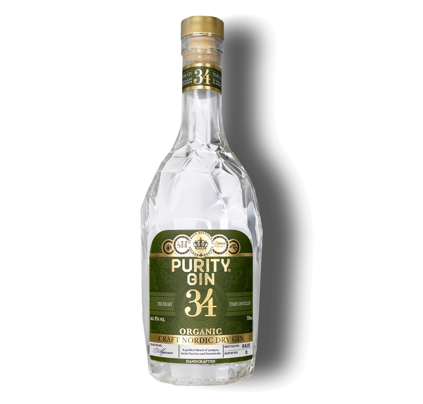 Purity Nordic London Dry Gin | Clean, Balanced & Refined | Purity